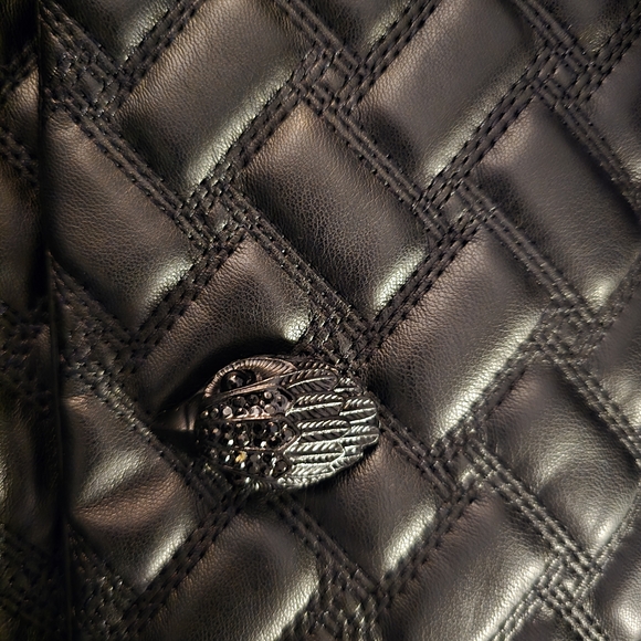 Kurt Geiger Black Padded Shoulder Bag - Picture 3 of 10